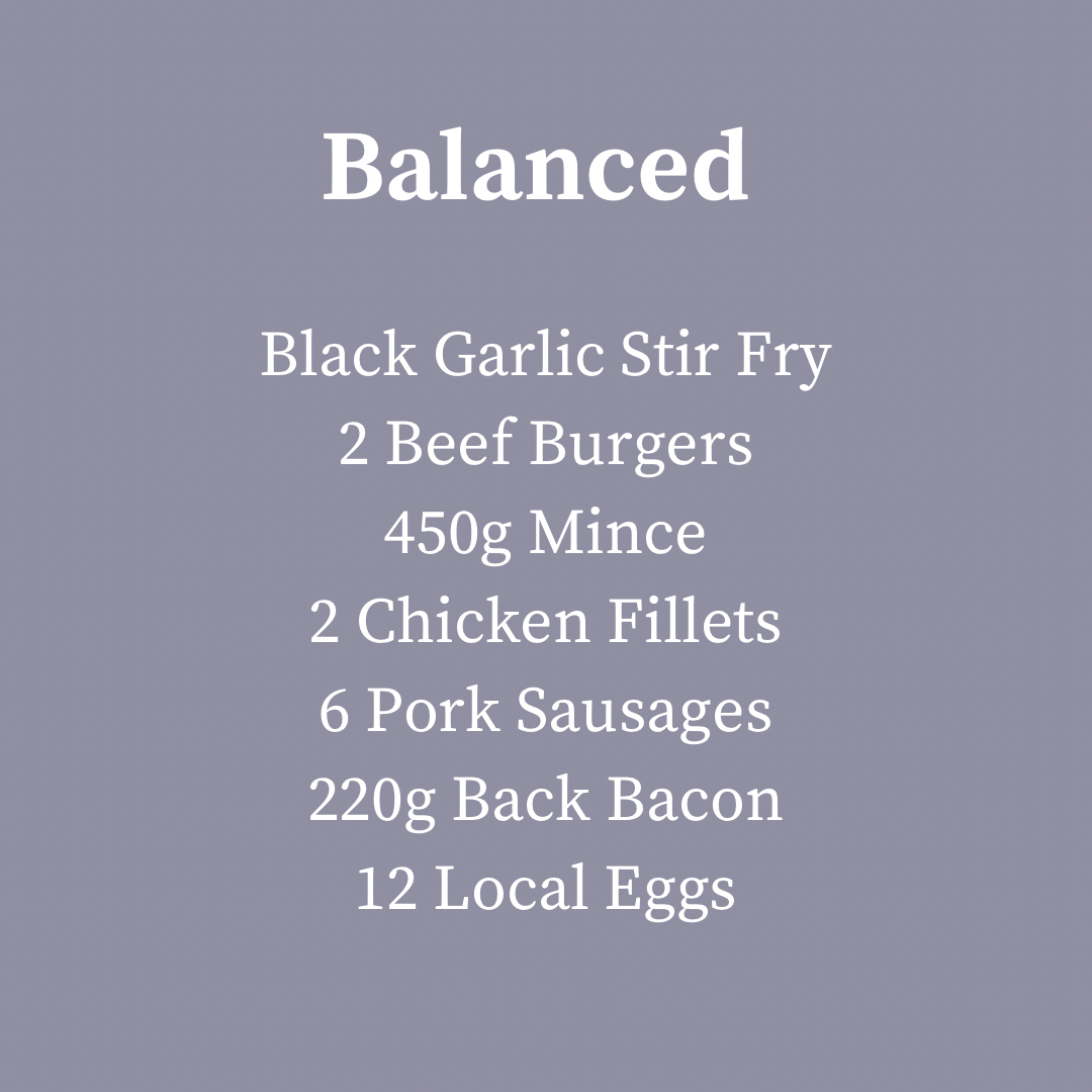 Balanced (maintain weight)