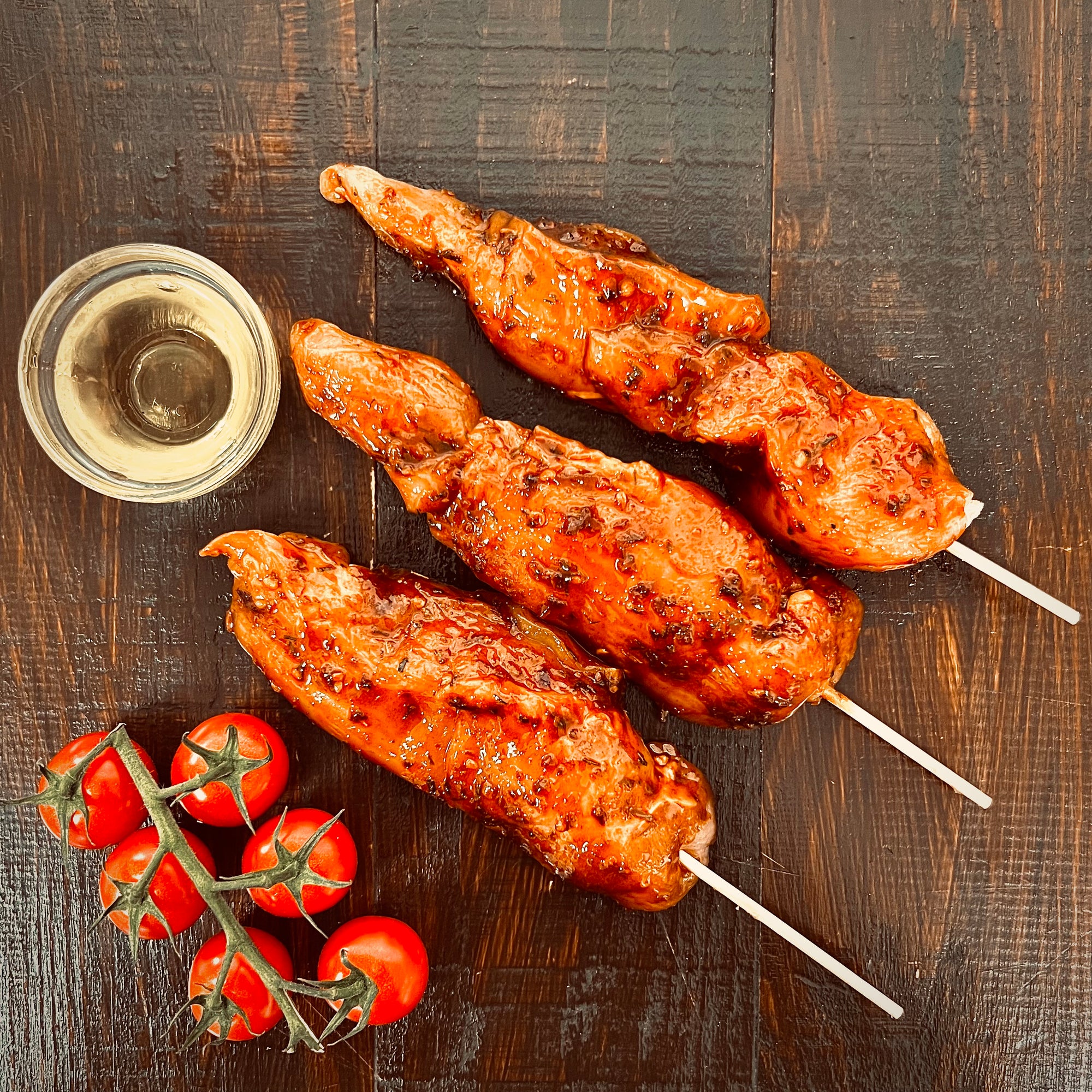 Spicy Korean Chicken Skewers