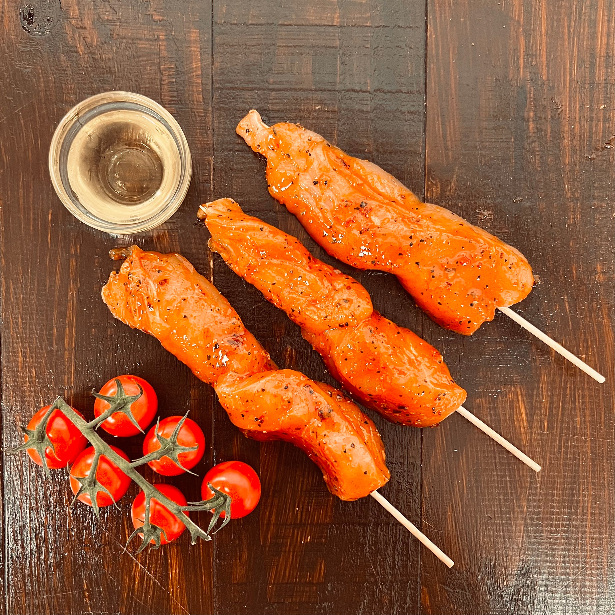 Piri Piri Chicken Skewers