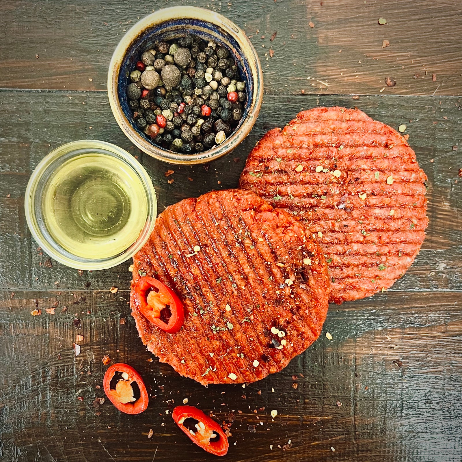 Jalepeno Steak Burgers